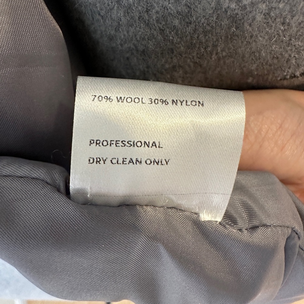 Source Unknown Classic Gray wool coat - image 6